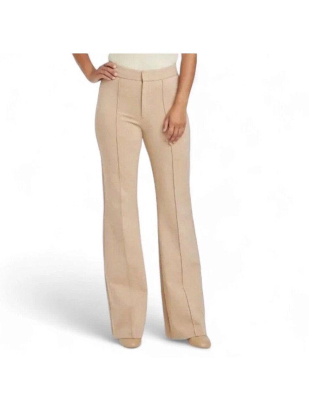A New Day High Rise Retro Fit Flare Ponte Pants - Sz 12 NWT